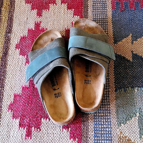 Birkenstock Kyoto Sandal - Thyme Green - EU 39 / US 8-8.5 - Picture 5 of 8